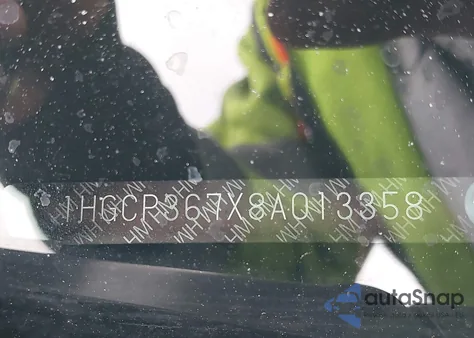 2008 Honda Accord 3.5 Ex z USA, uszkodzony, nr VIN 1HGCP367X8A013358